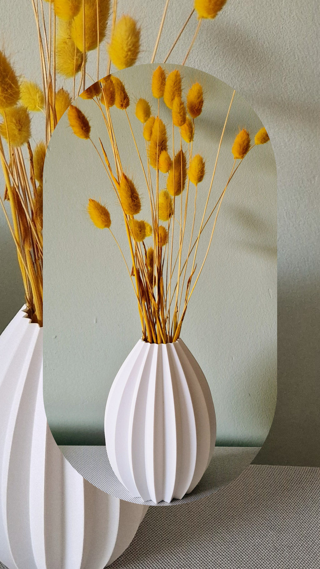 Geriffelte Vase