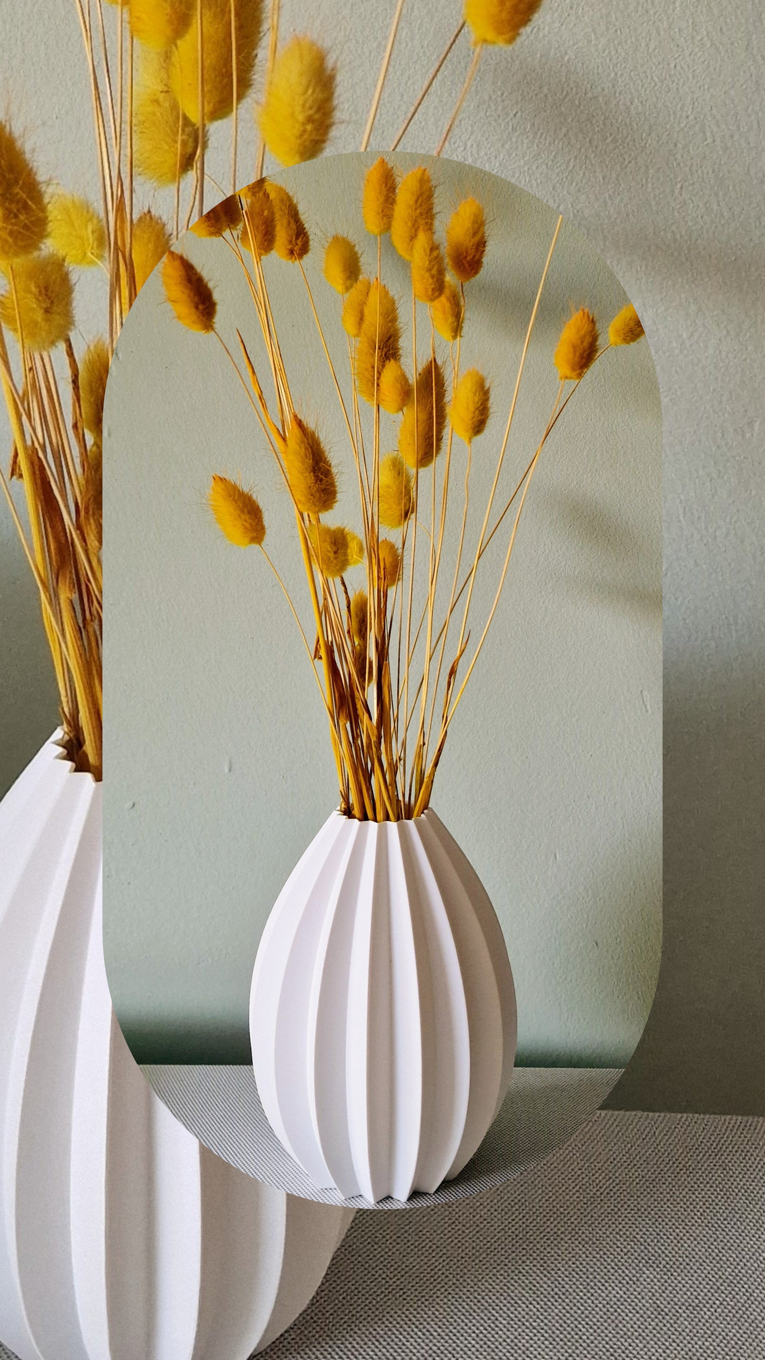 Geriffelte Vase