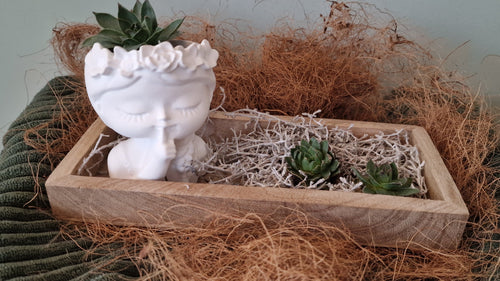 Blumenmädchen Pflanzkopf