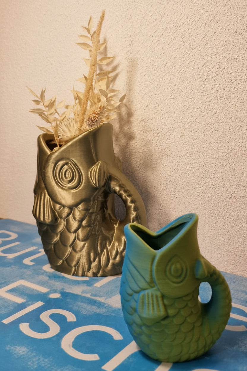 Fisch-Vase – Küstenfeeling für deinen Tisch