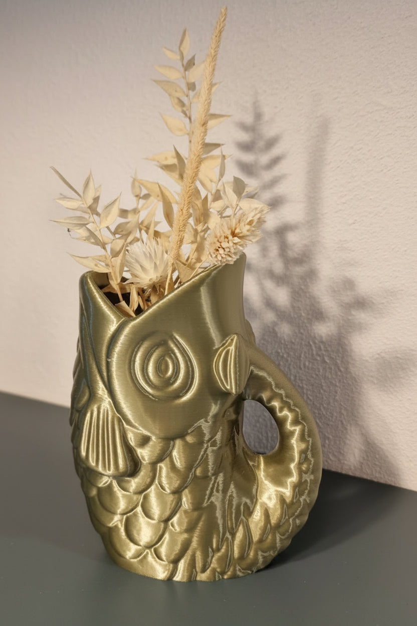 Fisch-Vase – Küstenfeeling für deinen Tisch