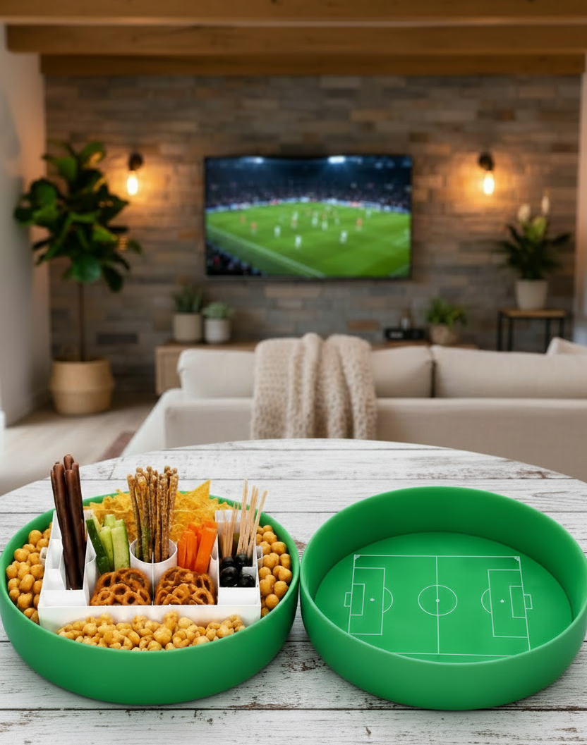 Spielfeld Snackschale ⚽ – Der ultimative Snack-Kick fürs Wohnzimmer