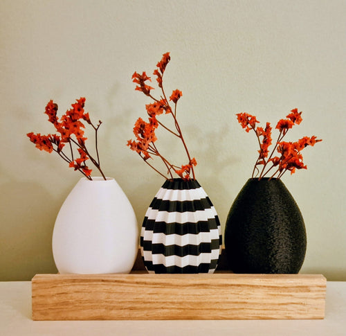 3er-Set Ostervasen im Klötzchen