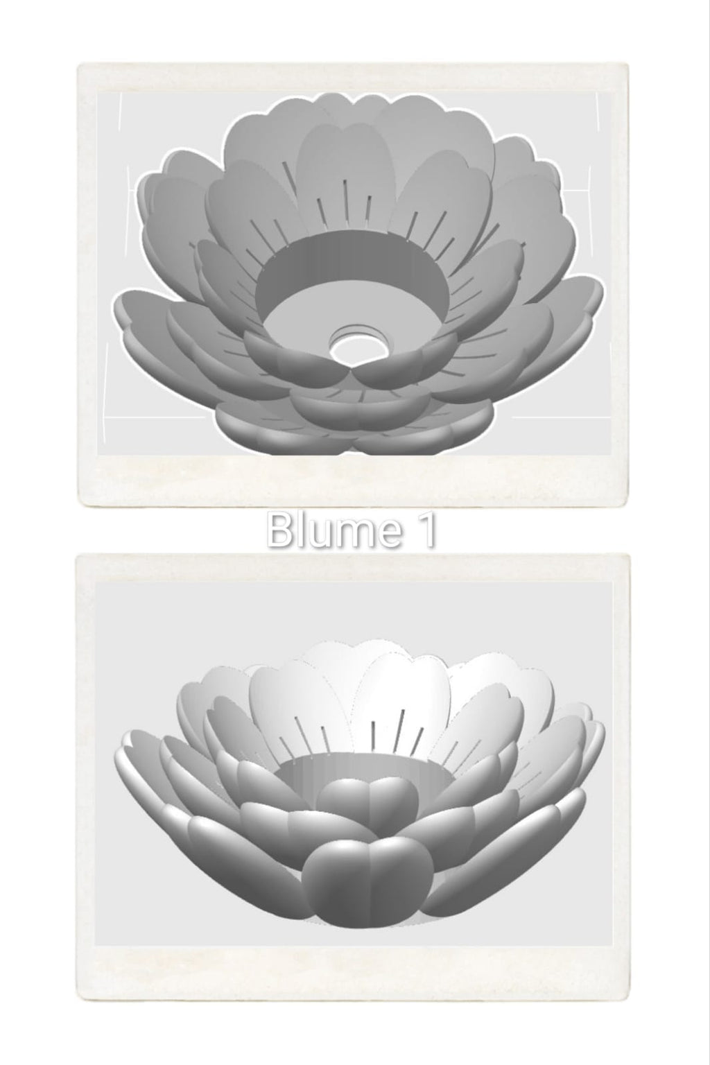 Leuchtende Blumenstecker/-fackeln mit Kuppel - einfarbig