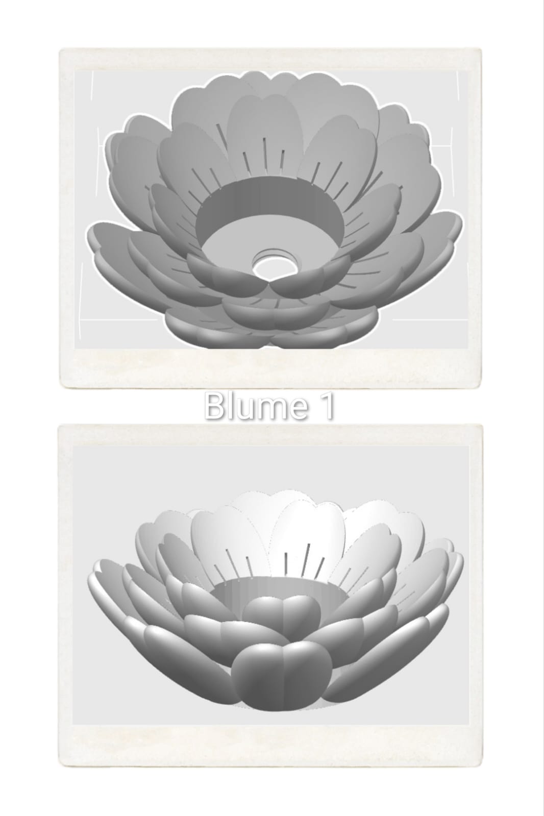 Leuchtende Blumenstecker/-fackeln mit Kuppel - einfarbig