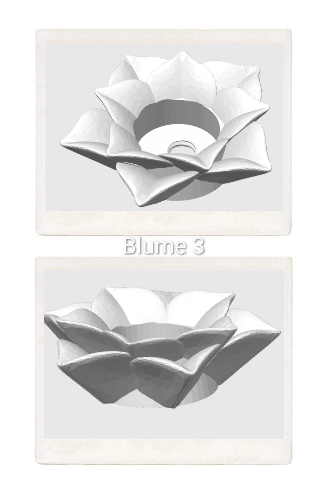 Leuchtende Blumenstecker/-fackeln mit Kuppel - einfarbig