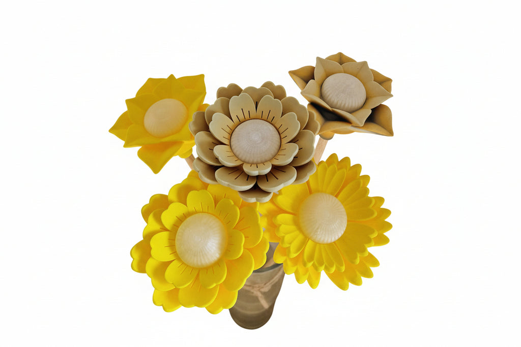 Leuchtende Blumenstecker/-fackeln mit Kuppel -mehrfarbig
