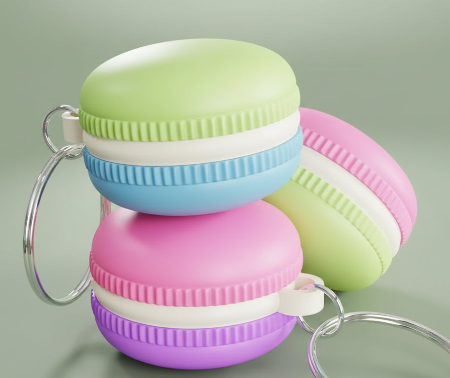 Macaron Schlüsselanhänger